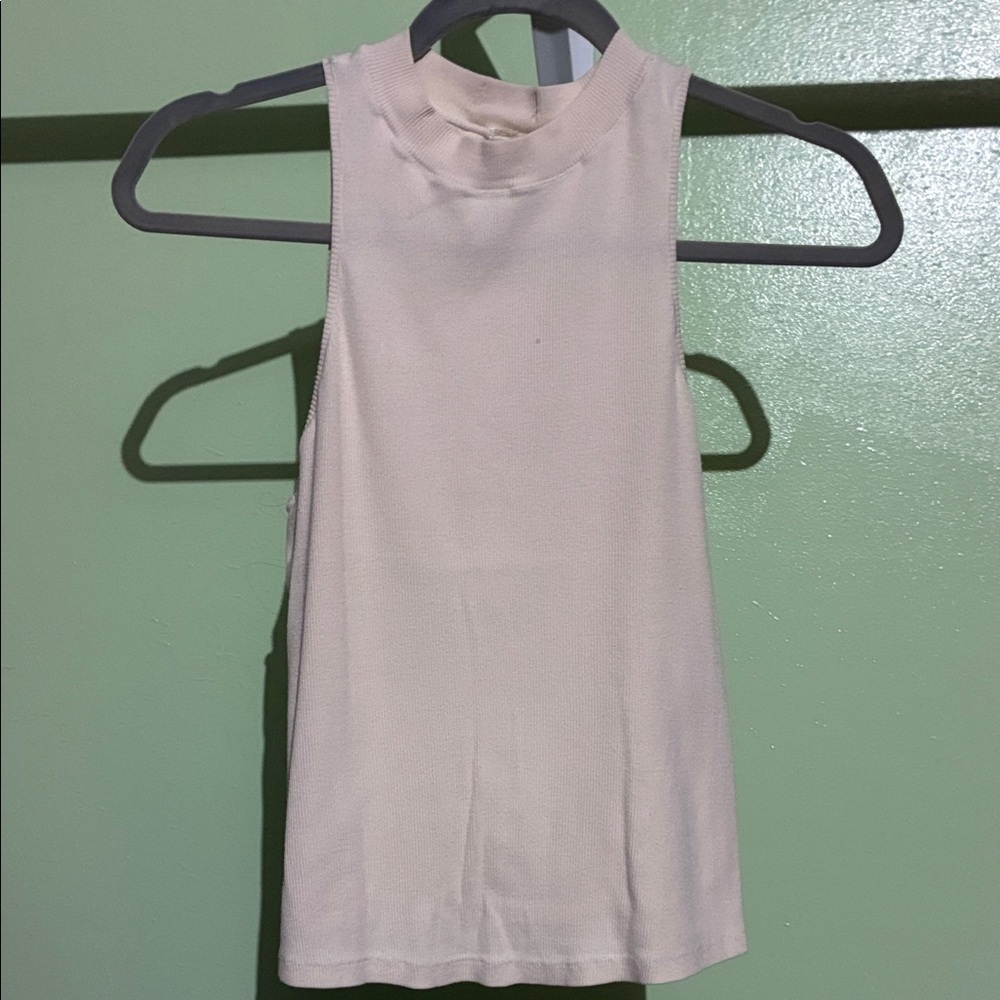 SKIMS Cream Sleeveless Tank Top